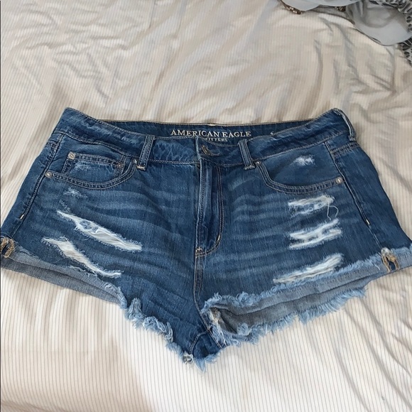 AE HIGH WAISTED DENIM SHORTS - Picture 5 of 5